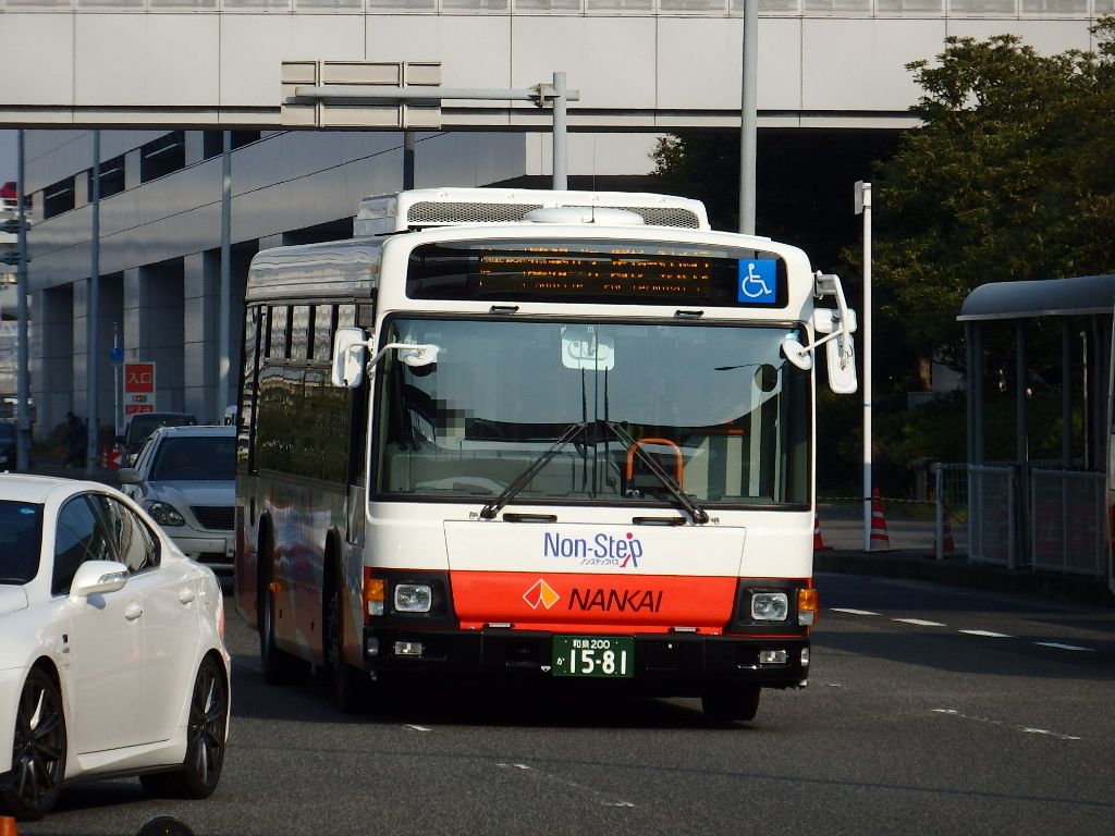 南海バス空港営業所のノンステップ（ブルーリボン2）: Osaka-Sirokichies Blog